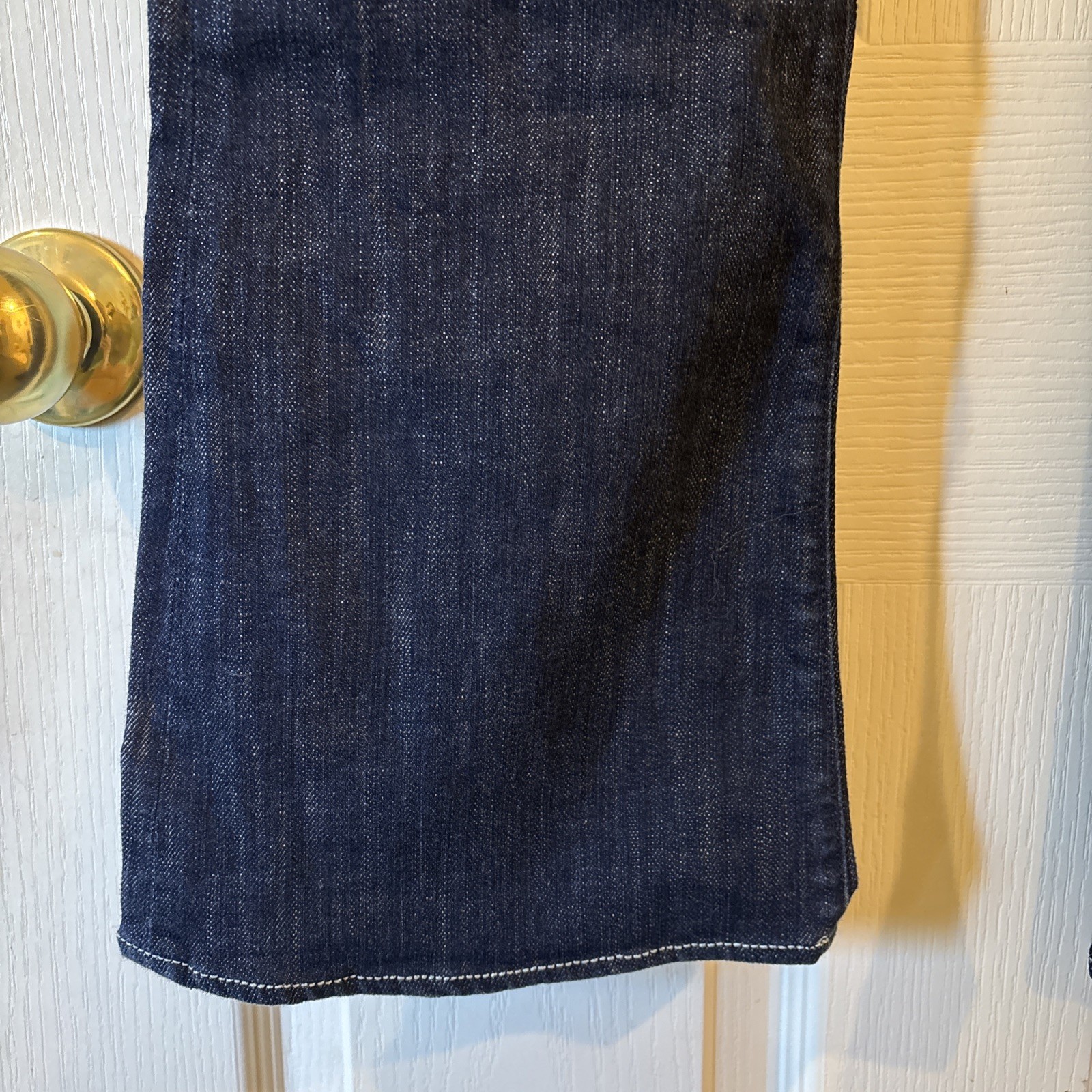 Vintage Rock & Republic Dark Blue Embellished Flare Jeans Women’s Size 29