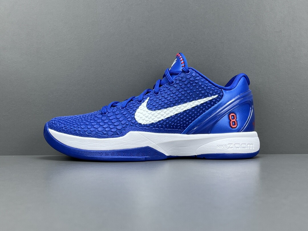 New NK Zoom Kobe 6 Protro “Dodgers” PE OG470500 Blue Athletic Shoes