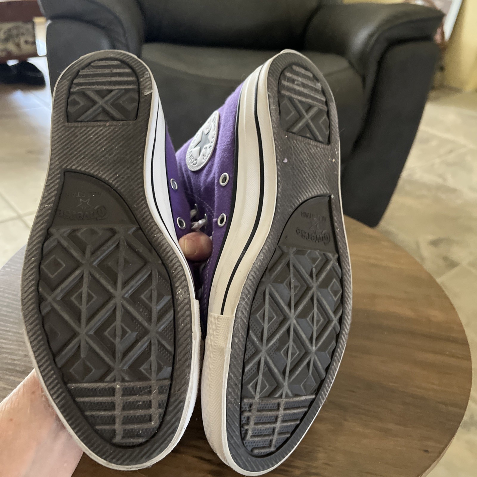Converse Chuck Taylor All Star Hi Tops Electric Purple 137833F Size7.5