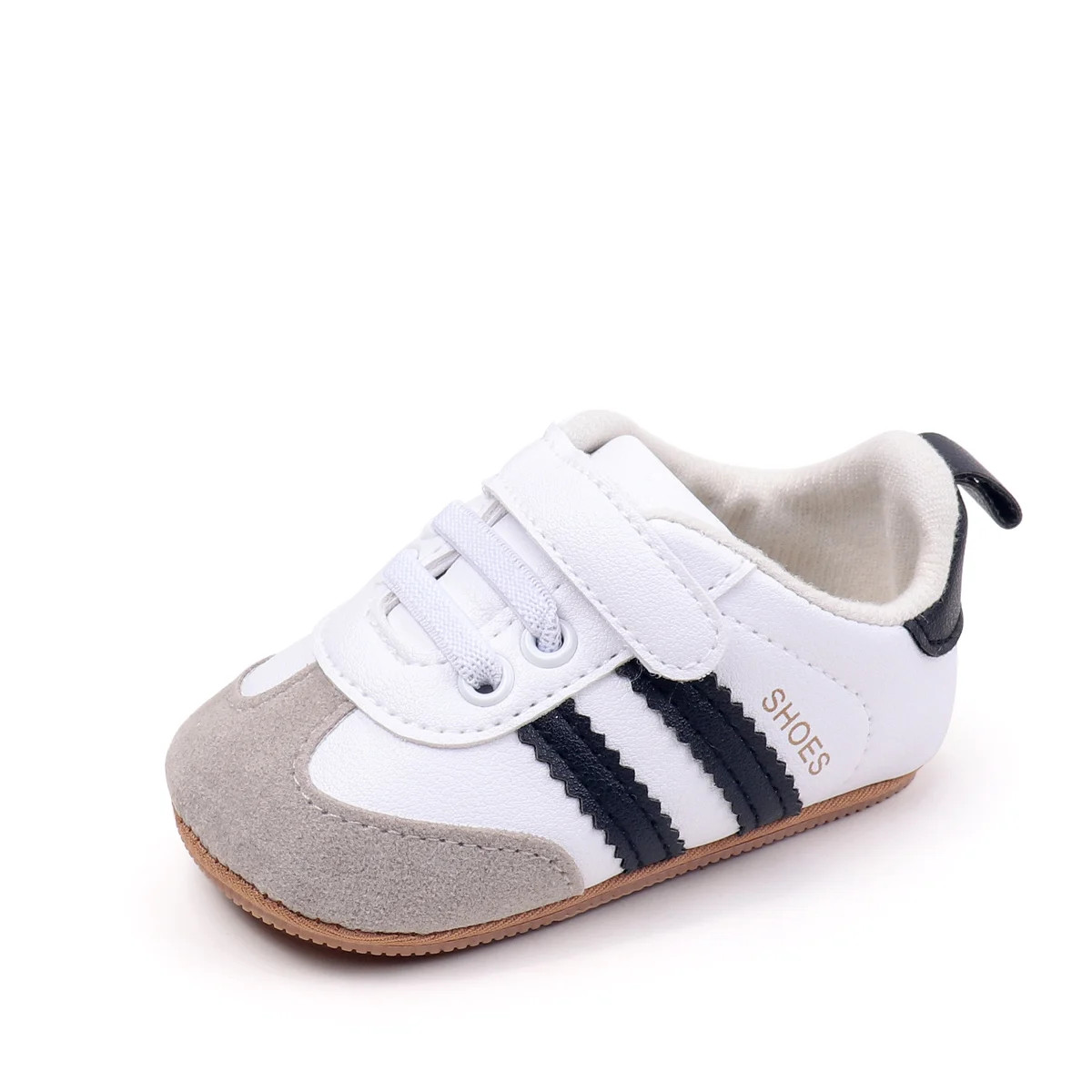 Baby PU Leather First Walker Shoes, Indoor & Outdoor for 0-18 Months