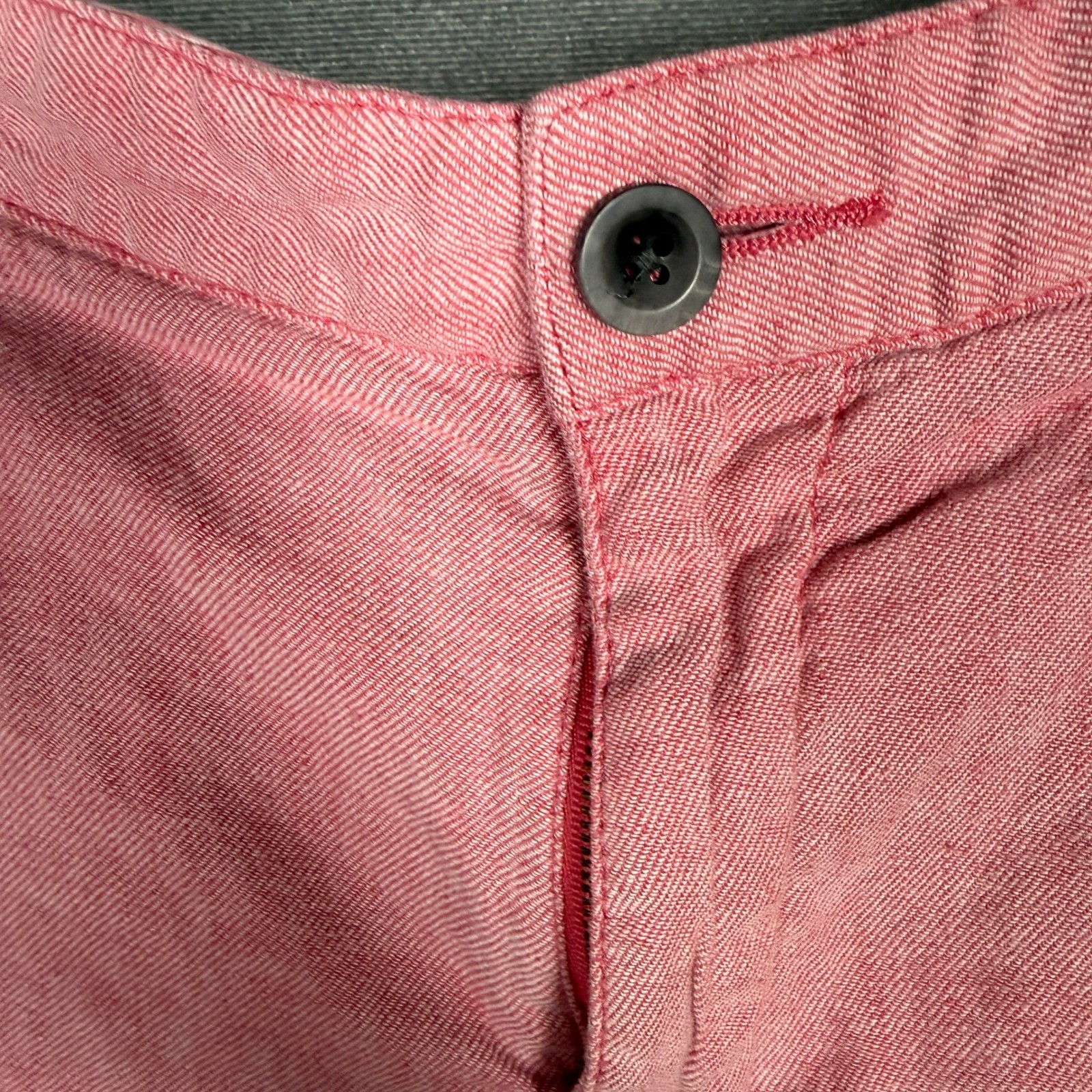 Tommy Bahama Mens 36 Linen Blend Flat Front Shorts Chino pink Summer Resortwear