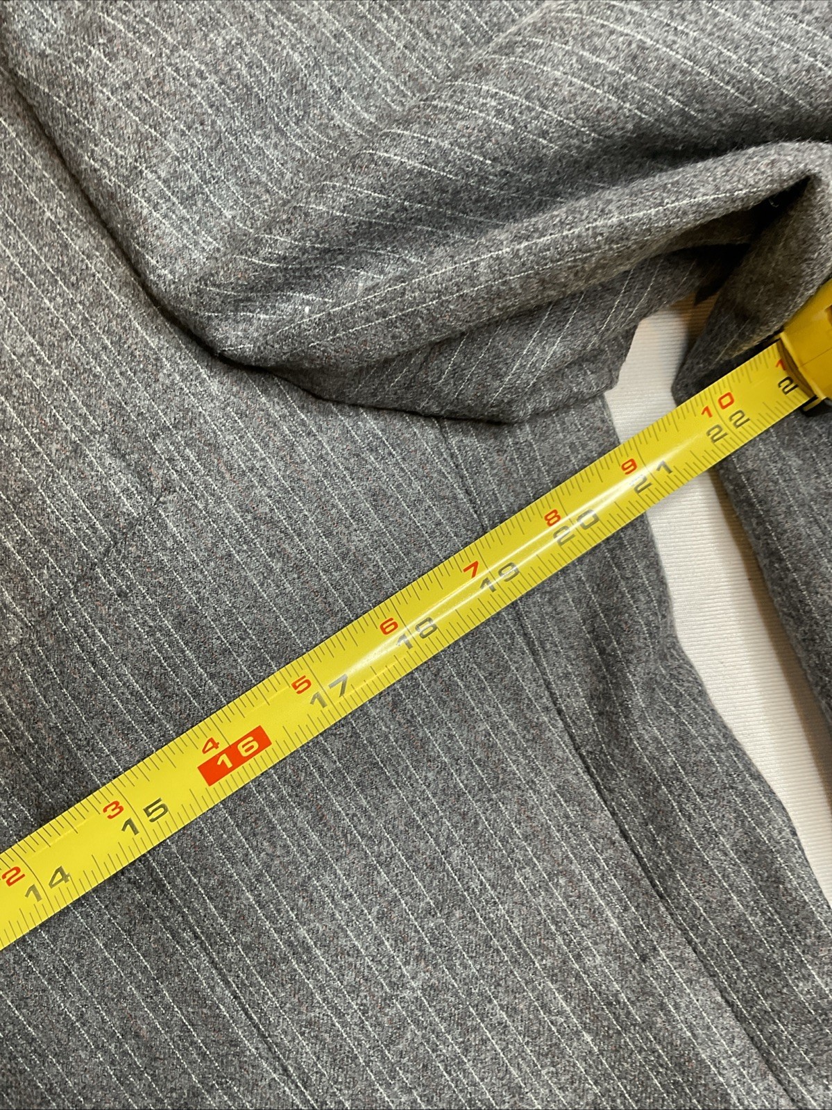 Selfridges Blazer Hugo James Size 44 S Gray Pinstriped Wool Made In England