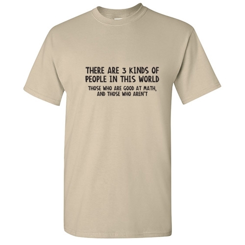 Good At Math Sarcastic Graphic Math Gift Idea Cool Humor Funny Novelty T-shirt