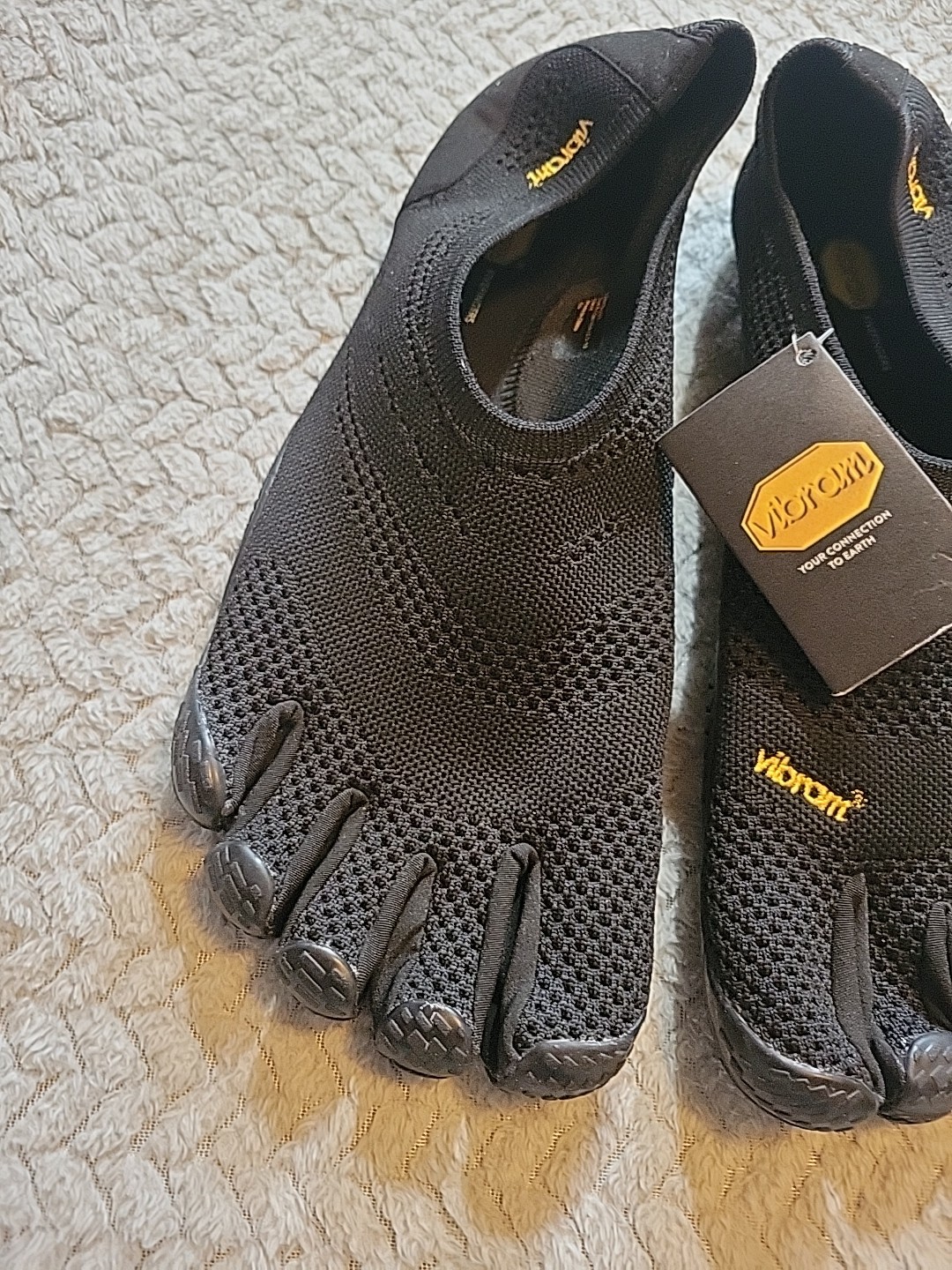 Vibram Fivefingers EL-X Knit Black Men’s Size 12.5-13 (23M8601)