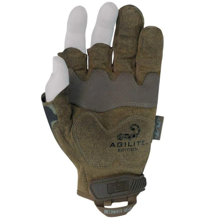 Agilite Semi-FINGERLESS Mechanix M-PACT Tactical Glove Medium Multicam Camo