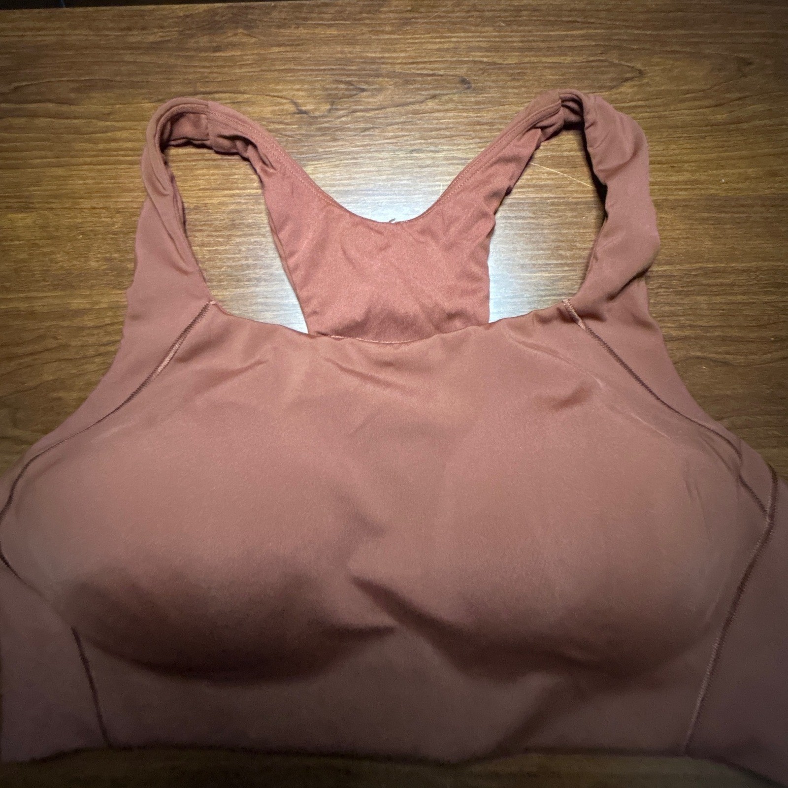 CALIA Go All Out High Support Sports Bra Large Clay Red Racerback WAX14709FS