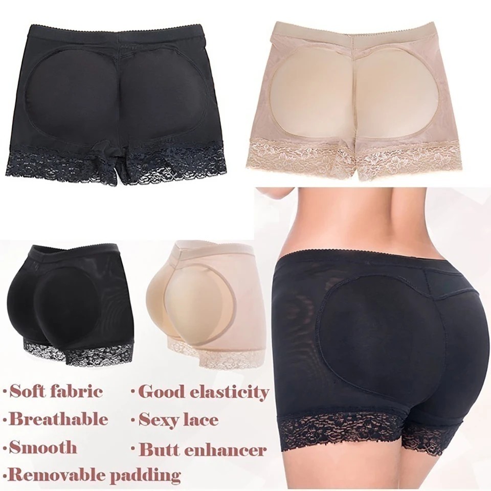 Booty Shaper Padded Underwear Panty Women’s FAKE ASS Butt Lifter & Hip Enhancer.
