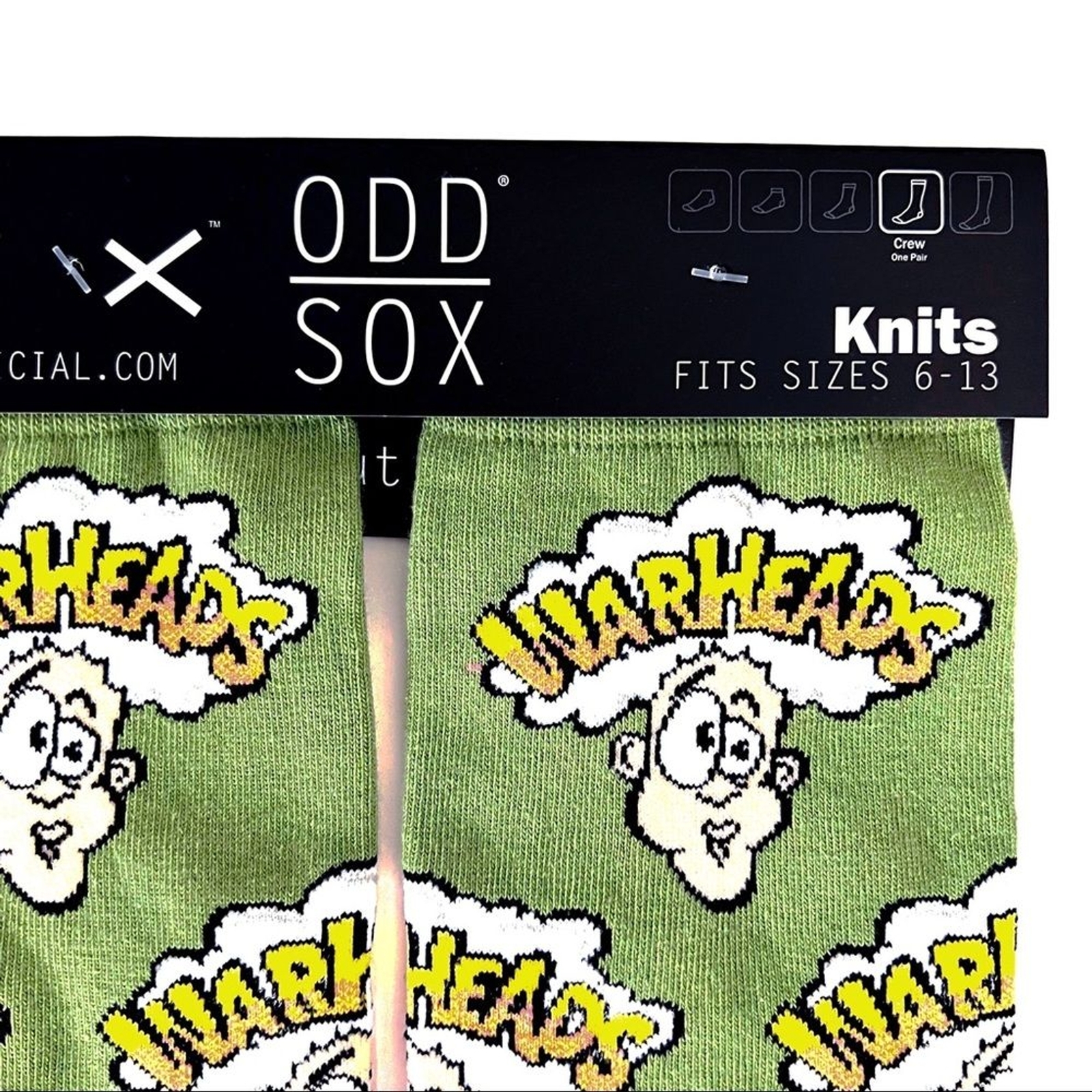 Odd Sox Warheads Candy Crew Socks Mens Womens Warhead Novelty Fun Gift