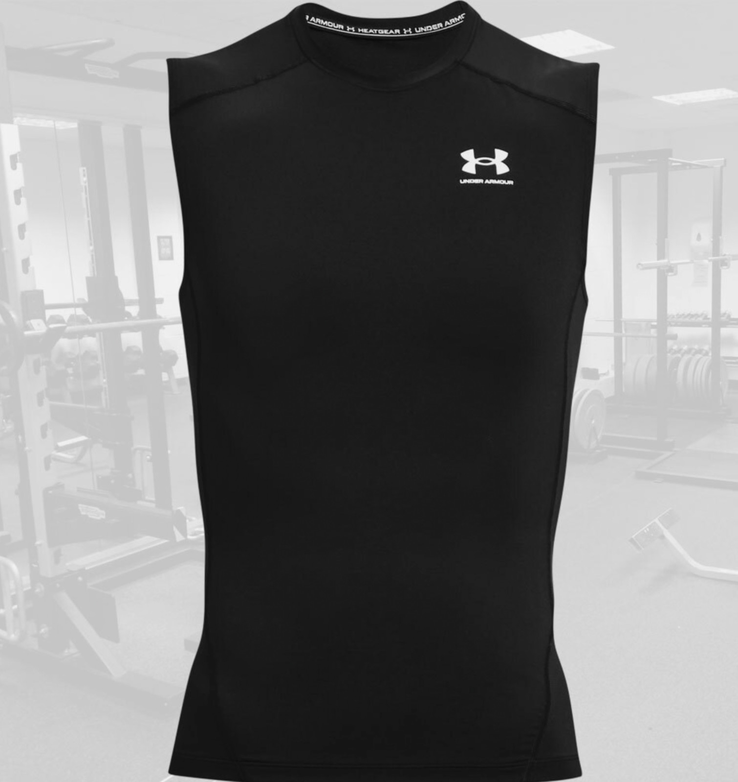 Under Armour Men’s UA HeatGear Compression Shirt, Sleeveless, Free Shipping