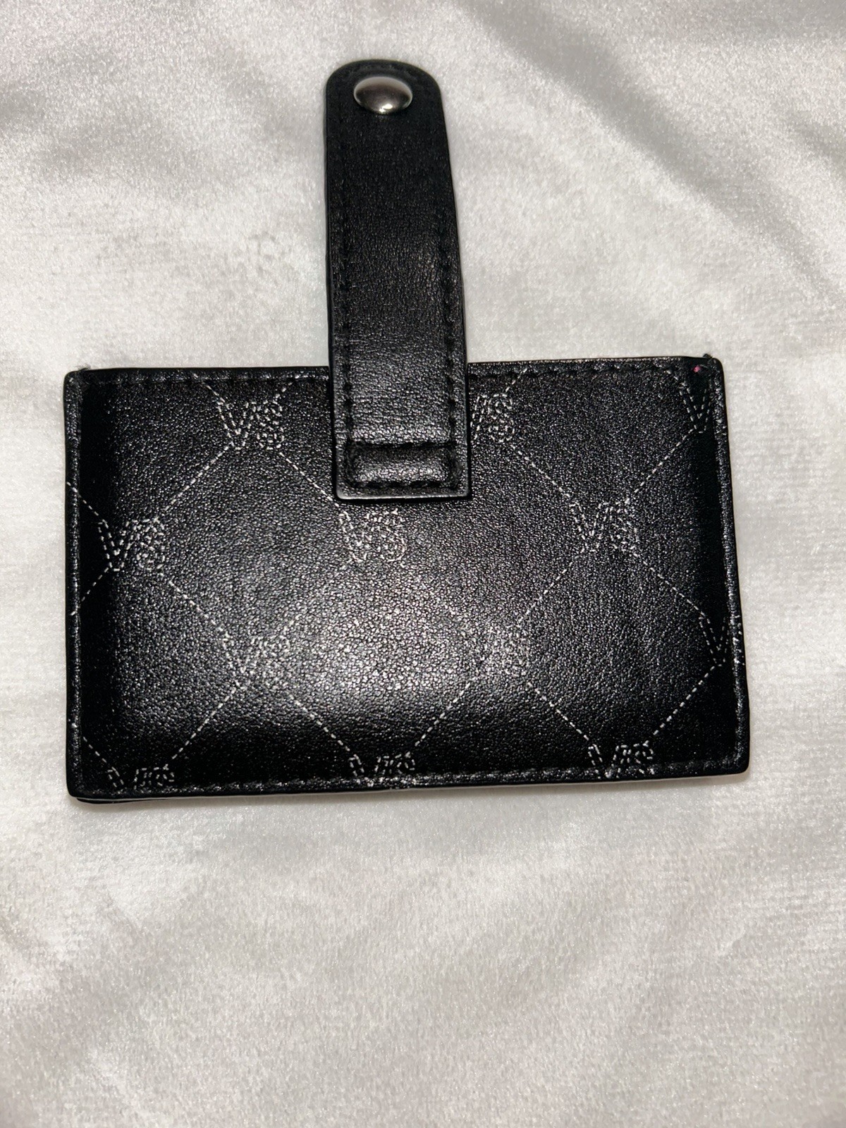 VICTORIA’S SECRET TECH WALLET CLUTCH CARD HOLDER BILLS BLACK PINK NEW