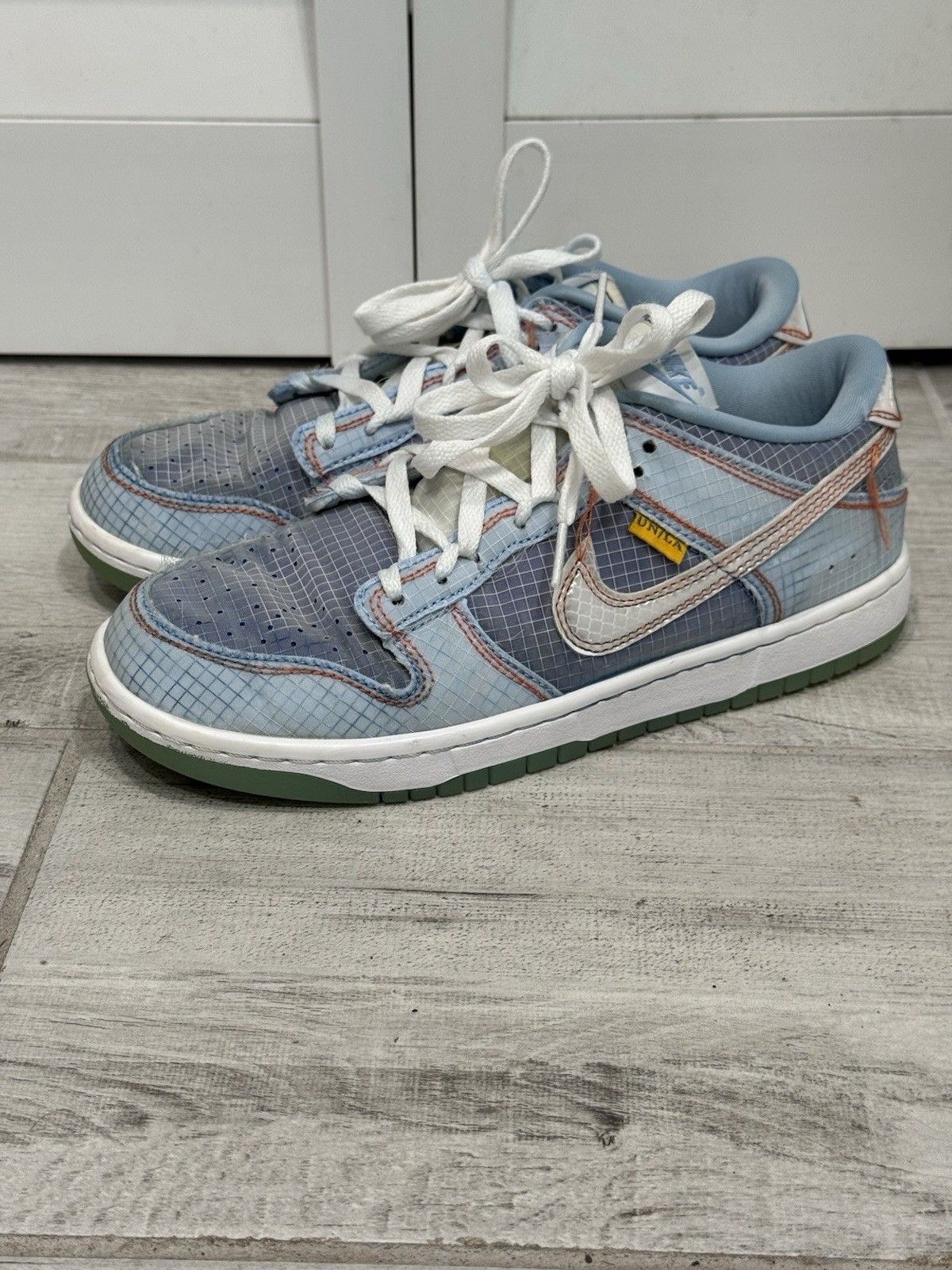 Nike Dunk Low Union Blue Passport Pack Men’s 8 Argon Hyper Royal Sneaker