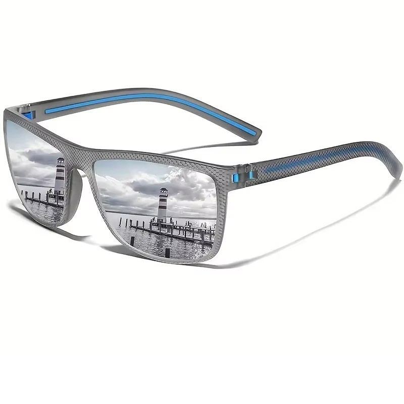 Square Polarized Sunglasses UV Protection Lightweight Frame Men Women