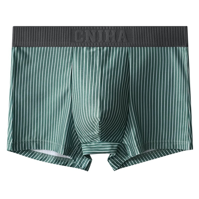 4 PCS Men’s Underwear Soft Boxer Briefs Breathable Comfortable Trunks