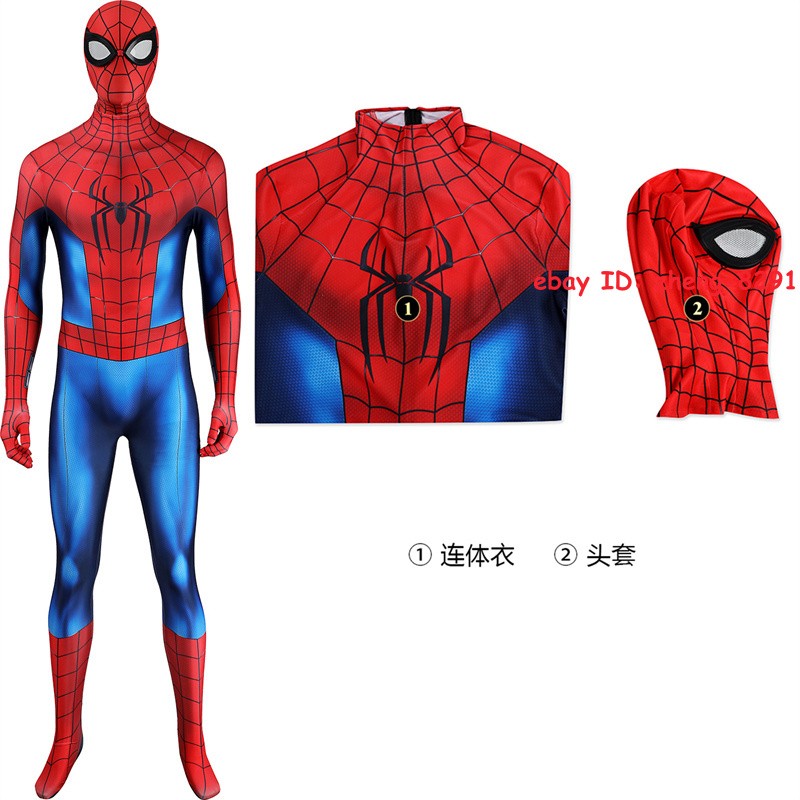 Spider-Man: Brand New Day Halloween Jumpsuit Suit Cosplay Peter Parker Bodysuit