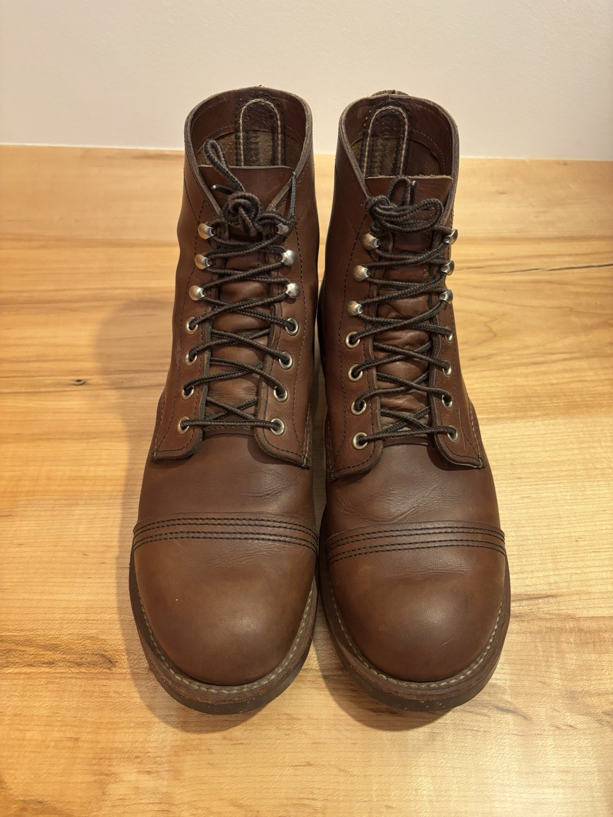 Red Wing Shoes Iron Ranger Heritage 8111 Men’s Amber Harness Size 10 D