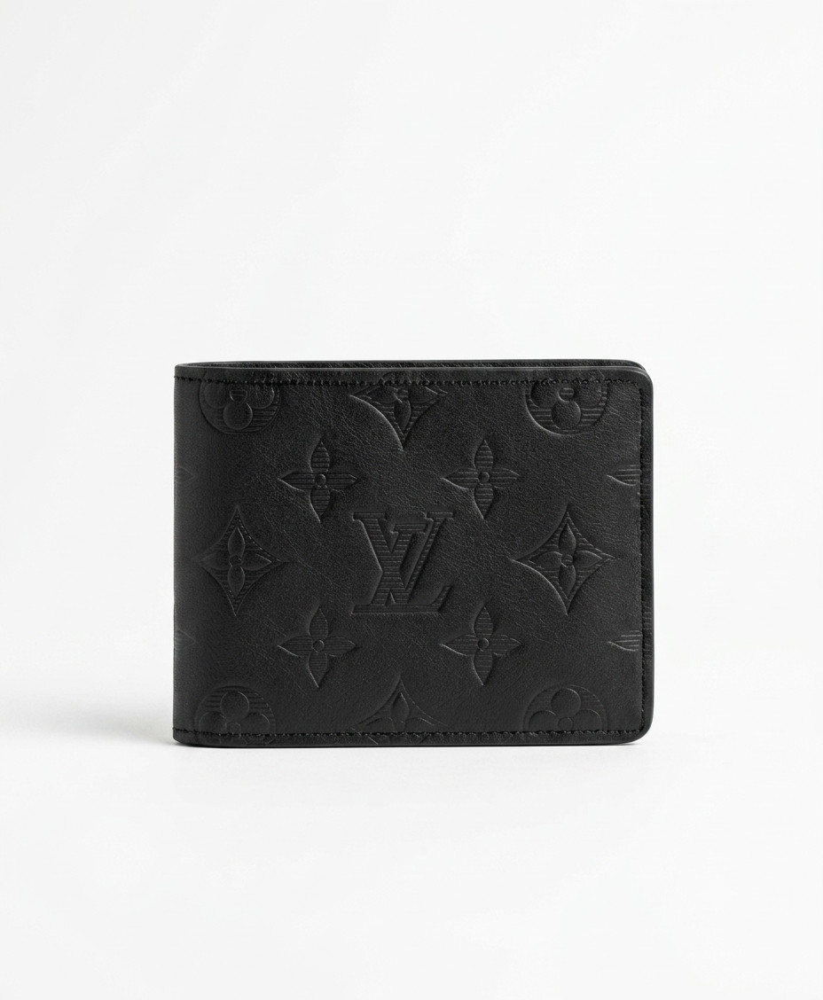 Louis Vuitton Men’s Authentic Wallet Monogram Macassar Canvas Black