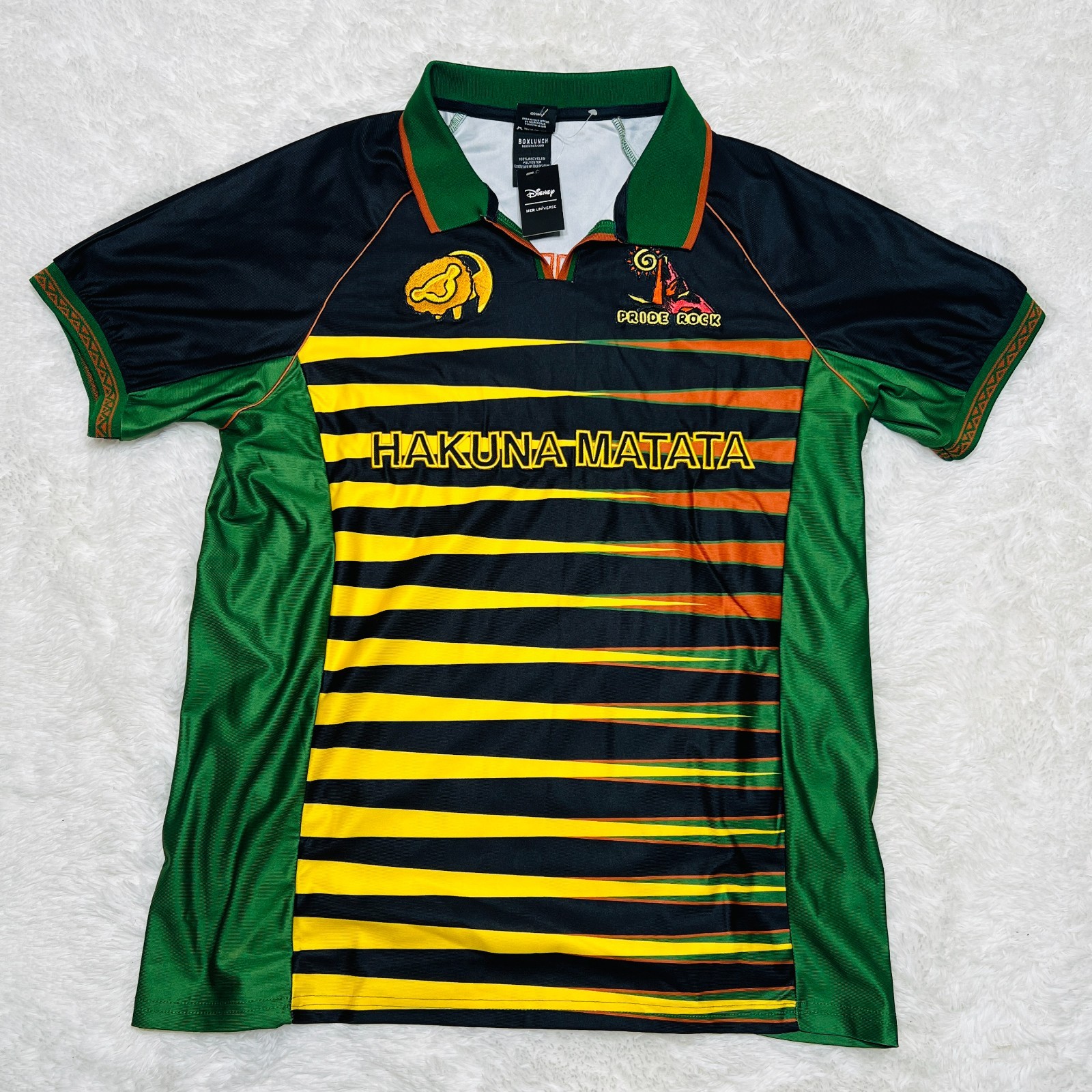 DISNEY THE LION KING MUFASA HAKUNA MATATA SOCCER JERSEY SHIRT TIMON AND PUMBAA