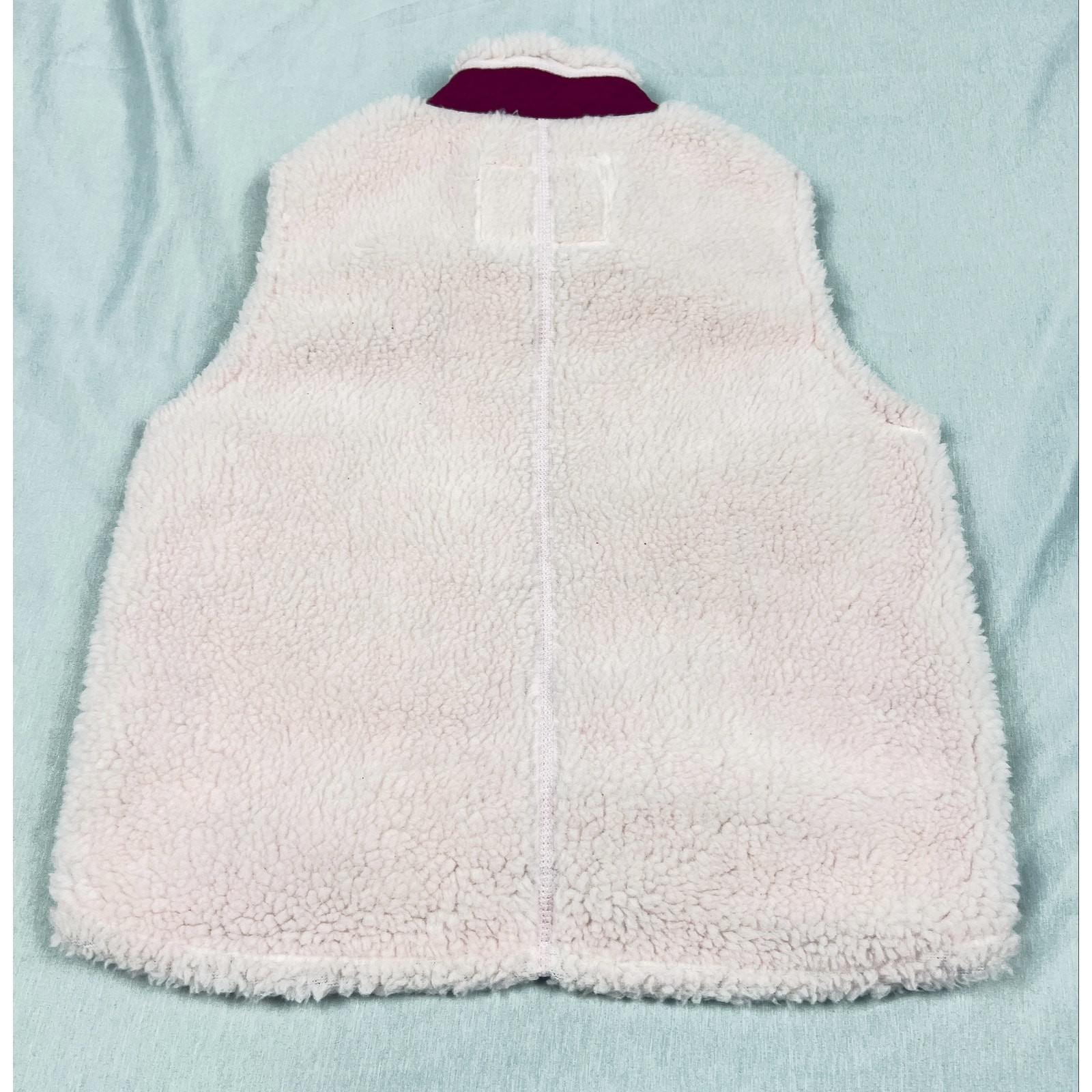 Vintage 2008 Patagonia Kids Retro-X Vest 65615 XS 5-6 Petal Pink Fleece 2008