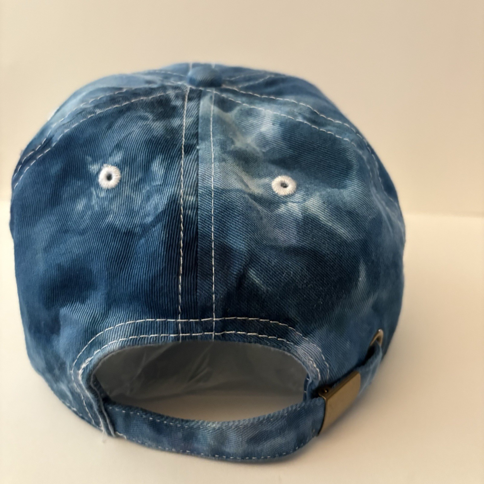 Gelante Blue Tie-Dye Adjustable Baseball Cap One Size Fit All