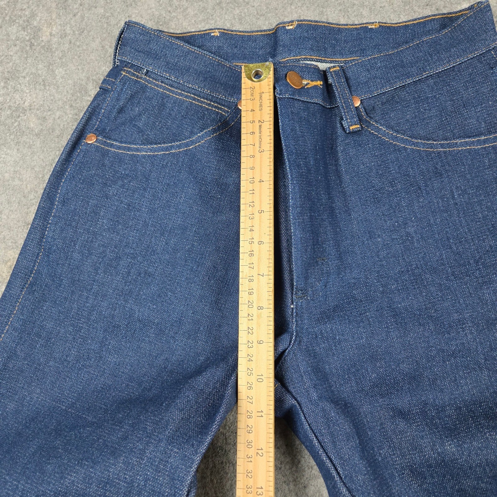 Wrangler 13MWZ Cowboy Cut Jeans Mens 29×30 Blue Denim Dark Wash Western Workwear