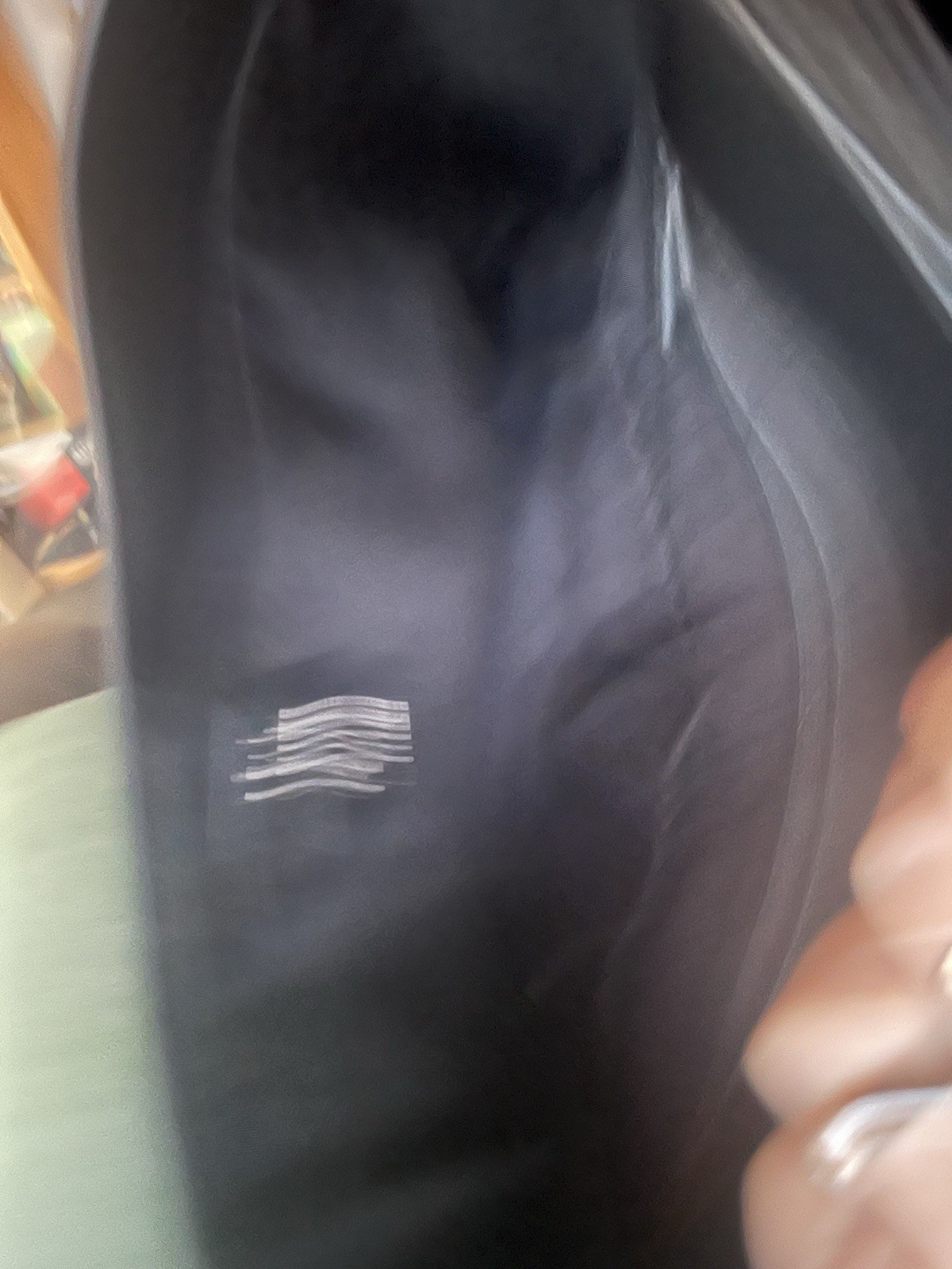 BEIS Wicked Tote Bag Black Missing Card Holder Light Wear On Bottom