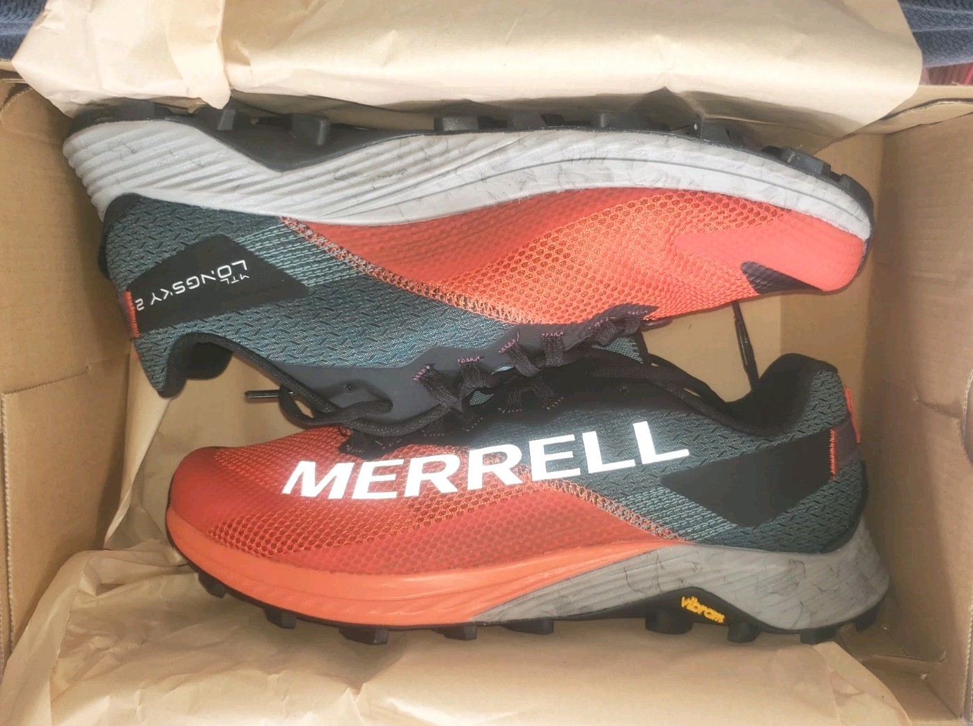 NEW Mens (CHOOSE SZ) MERRELL MTL Long Sky 2 Trail Runner🏃 J067141 TANGERINE 🍊