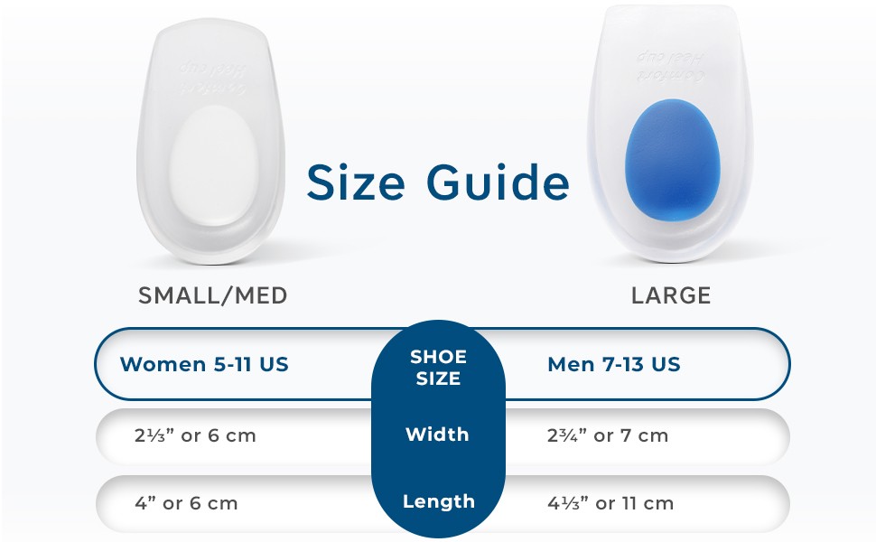 Heel Cushions for Heel Pain Relief (4 Pack) – Gel Heel Cushion Inserts, Gel Heel