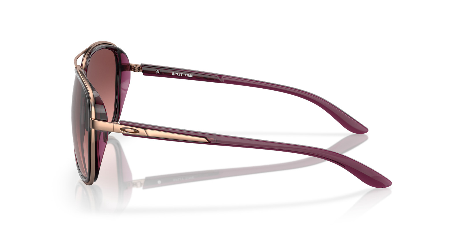 Oakley Split Time Crystal Raspberry/G40 Black Gradient 58 mm Women’s Sunglasses