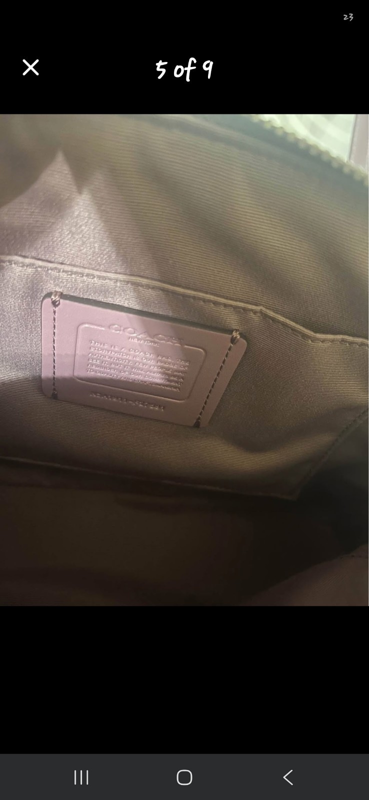 Coach Mini Sierra Satchel Lavender With Silver Hardware