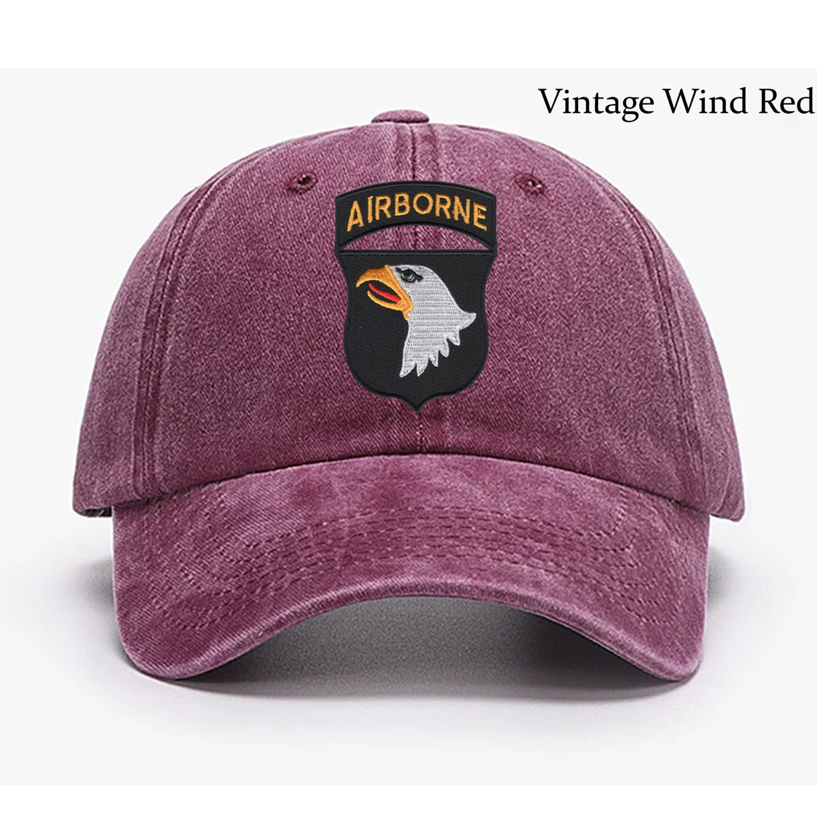 Embroidered Hat 101st Airborne Division, Veteran Cap, Trucker Hat, Baseball Cap