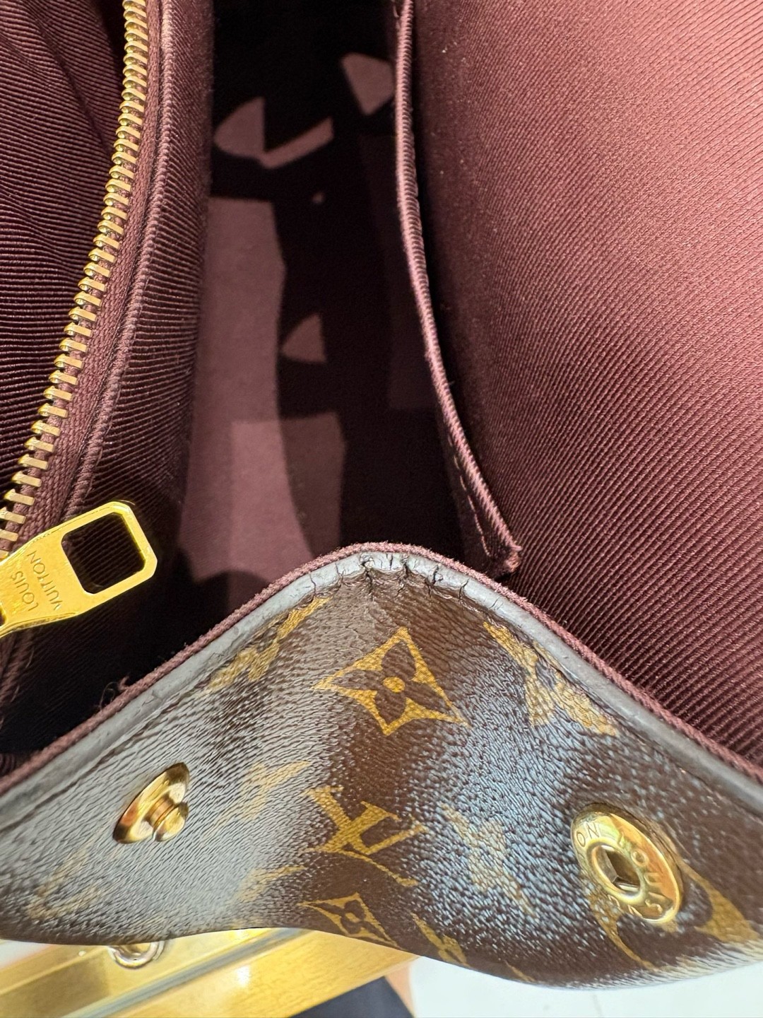 Louis Vuitton Pre-Owned Authentic Satchel Monogram 32.0x 22.5x 12.0 cm