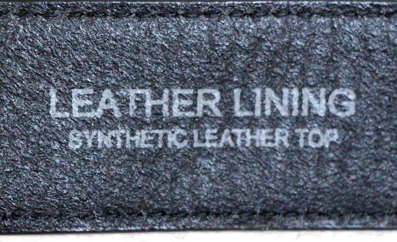 Columbia BLACK GENUINE LEATHER+PVC 1 3/8″Wd CASUAL DRESS MEN’S BELT Sz 36 (F47