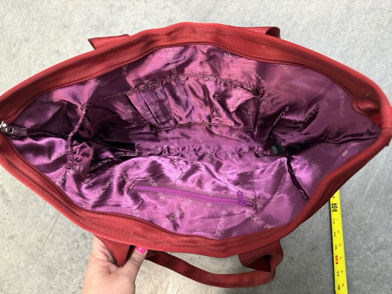 Maggie Bags Tote Seatbelt Material