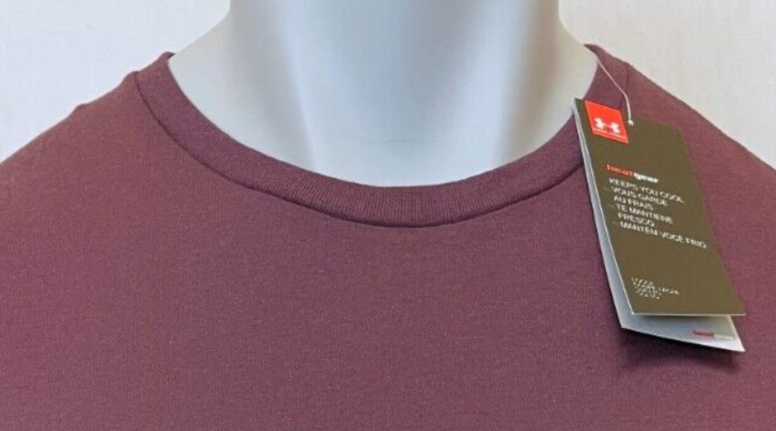 Under Armour Shirt Mens Small Medium Purple Pink Athletic Fit Soft
