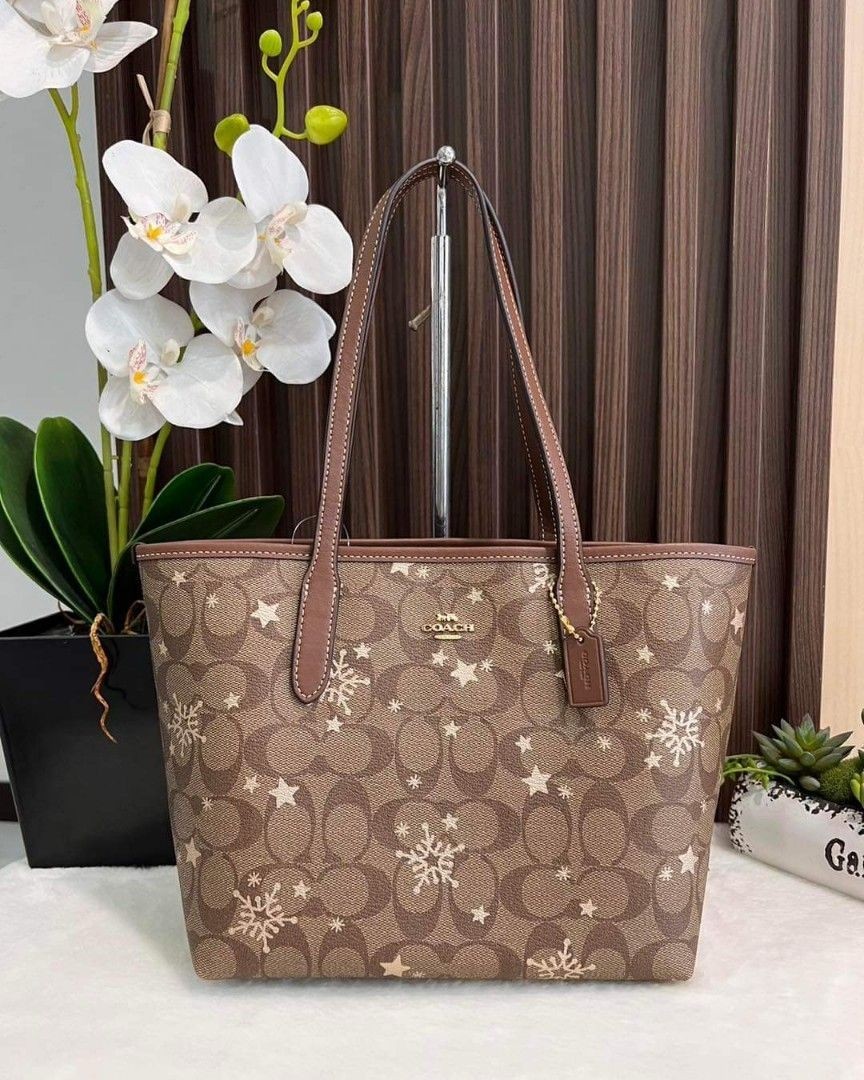 Coach Signature Logo Tote