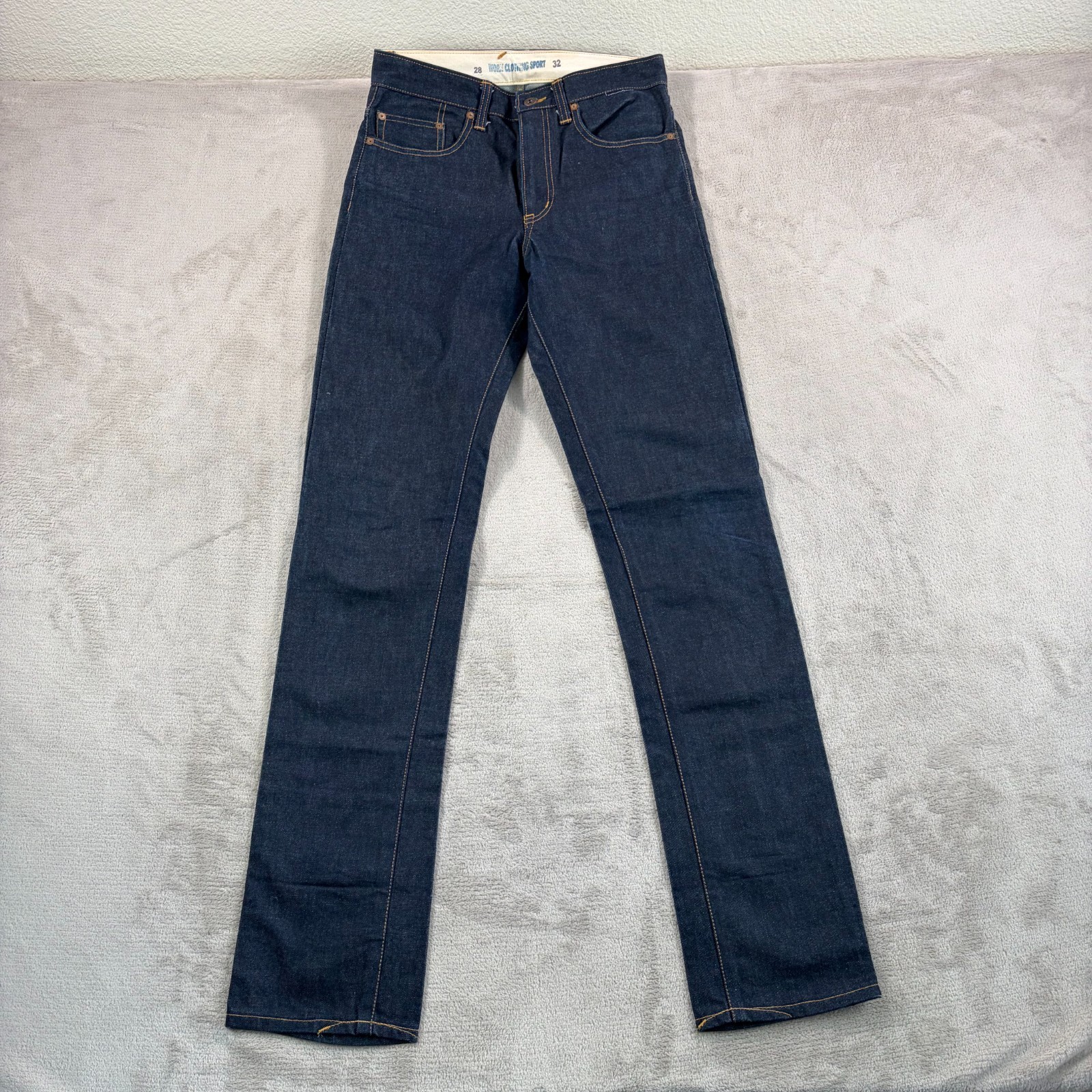 Quality Mending Co Norman Selby Selvedge Jeans Men 29×34 (Tag 28×32) NY USA Made