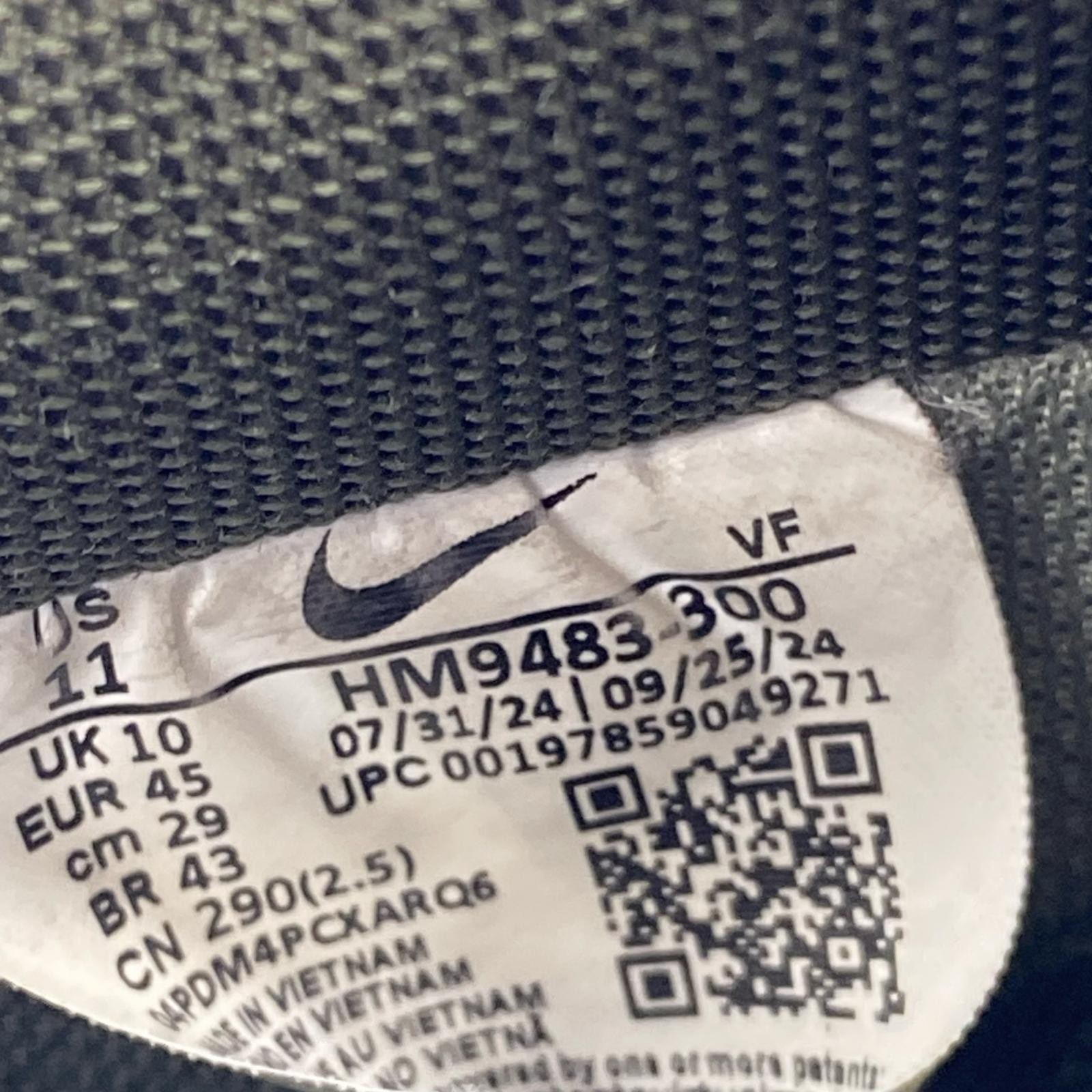 NIKE HM9483-300 Air Forcesneakers size11.4″/Khaki