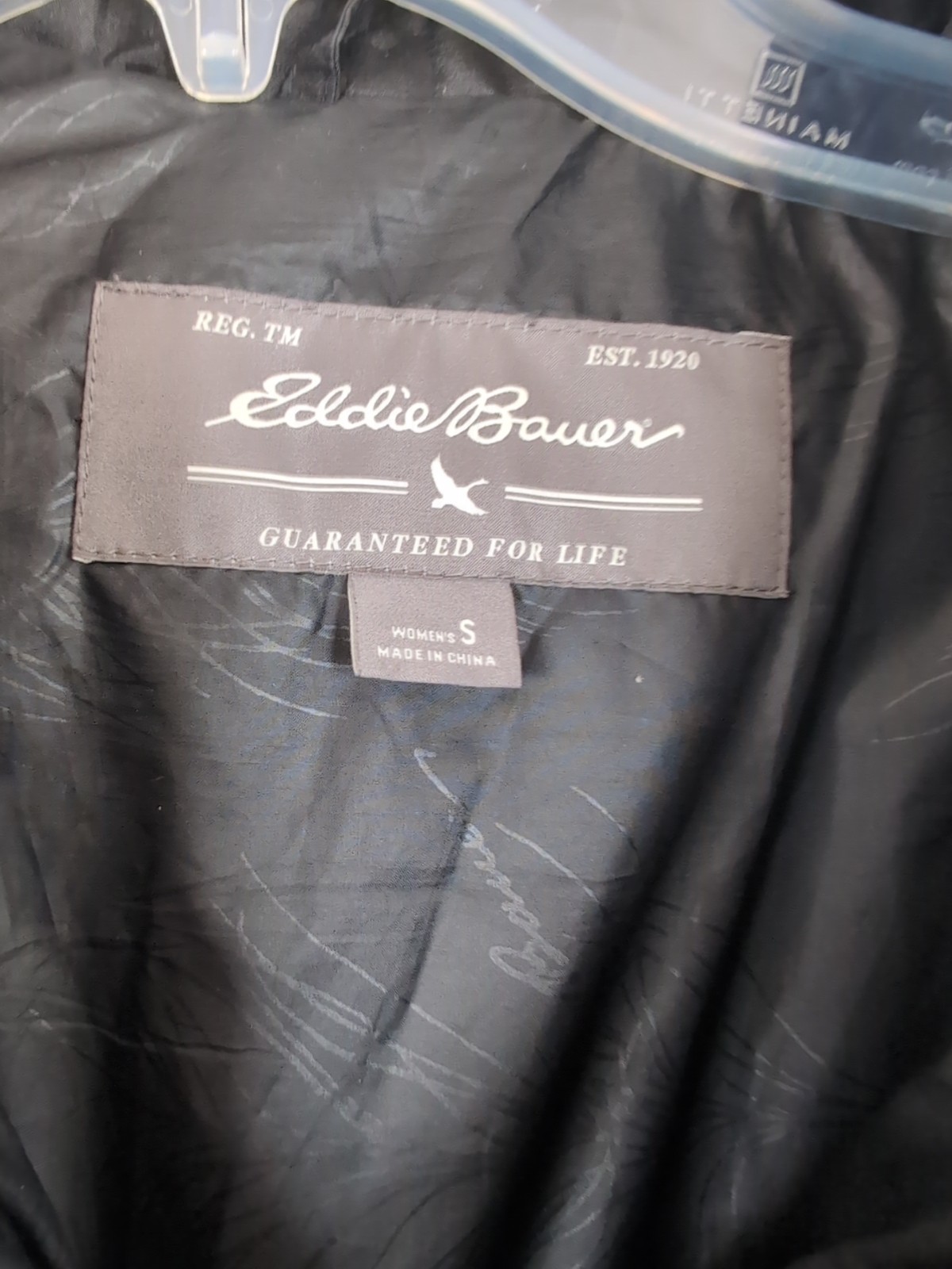 Women’s Eddie Bauer Jacket Coat Small Winter Fall Warm All Season Black -No Hood