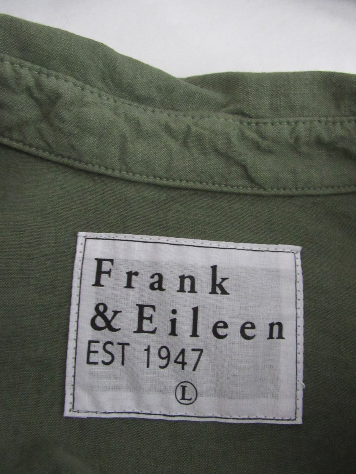 Frank & Eileen $488 Northern Ireland Italian Performance Linen Jumpsuit; L