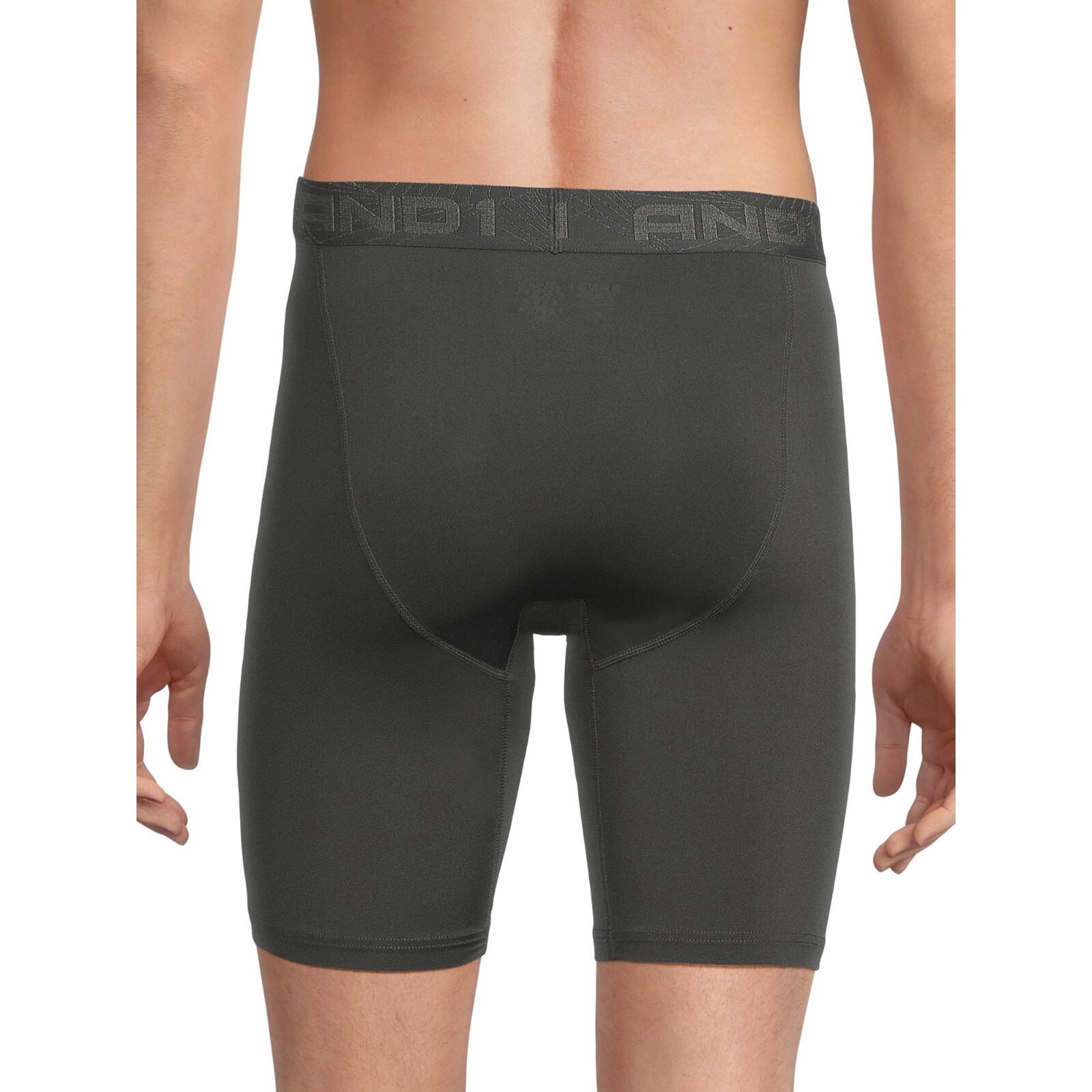 Choose Size 6-Pairs And1 ProPlatinum Underwear Long 9″ Boxer Briefs Black Grey