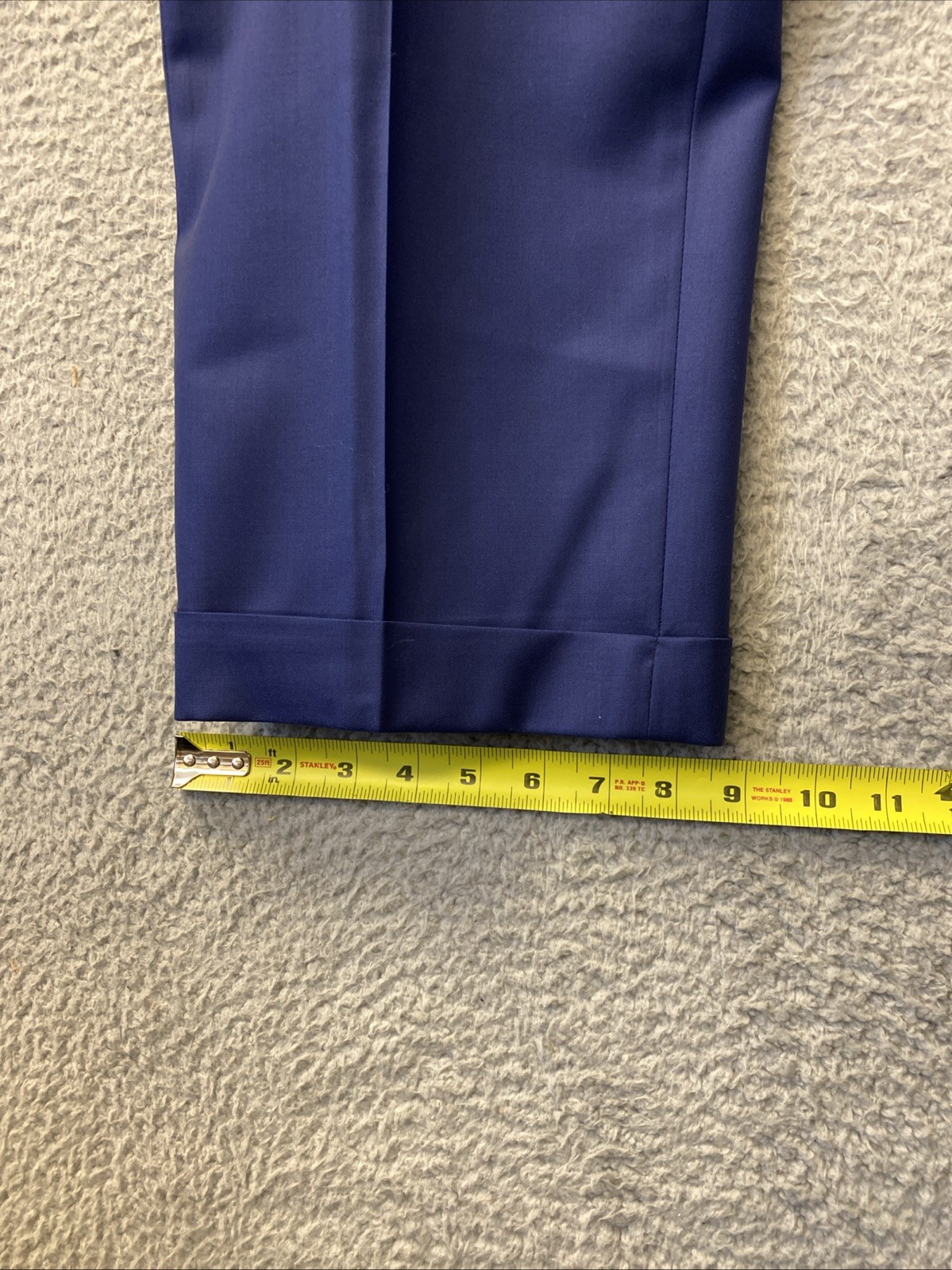 Indochino Suit Mens Size 56 Blue Made For You Navy 2 Piece Pants 50×28 Wool/1162