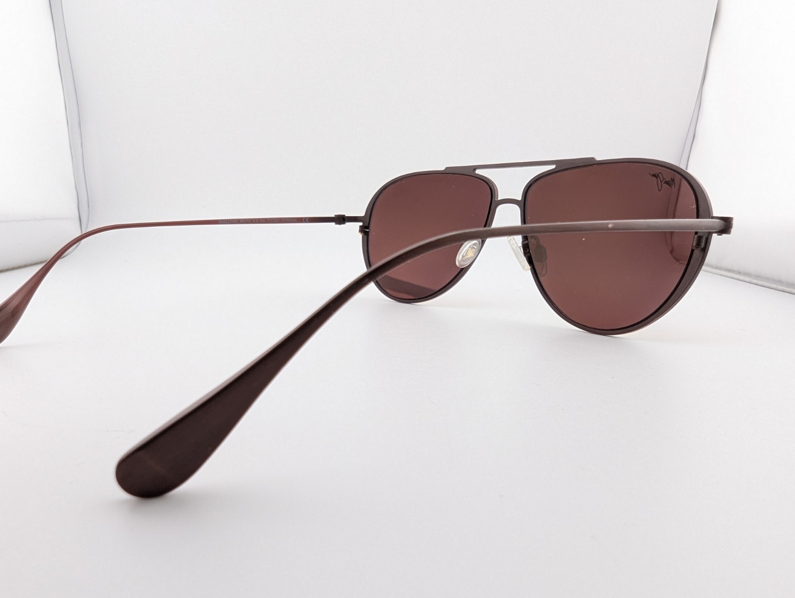 Maui Jim Sunglasses, MJ543-07M Shallows Matte Copper, 59-12-145, Titanium, Japan