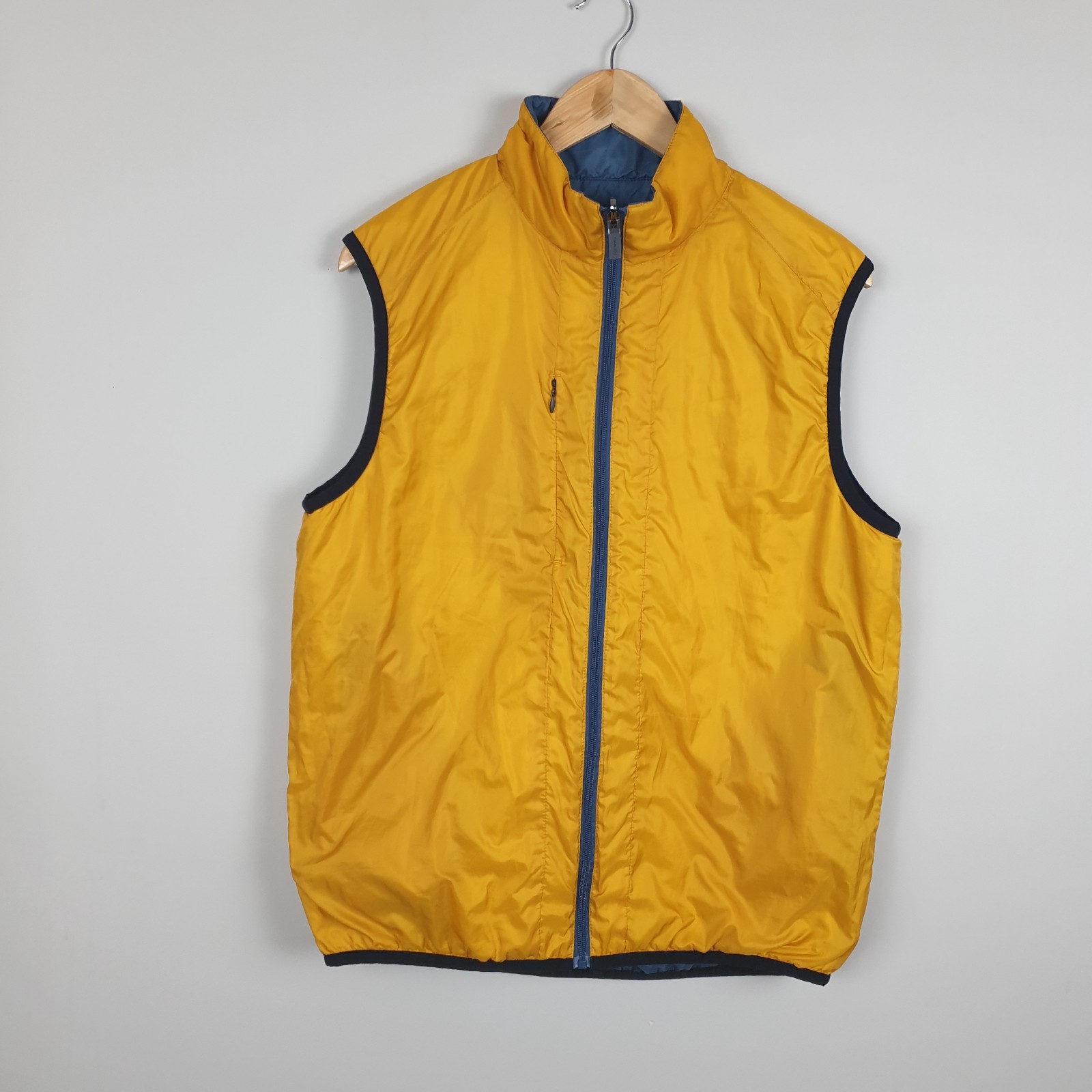 Ping Golf Gilet Mens Medium Blue Yellow Reversible Sensorwarm Bodywarmer Vest