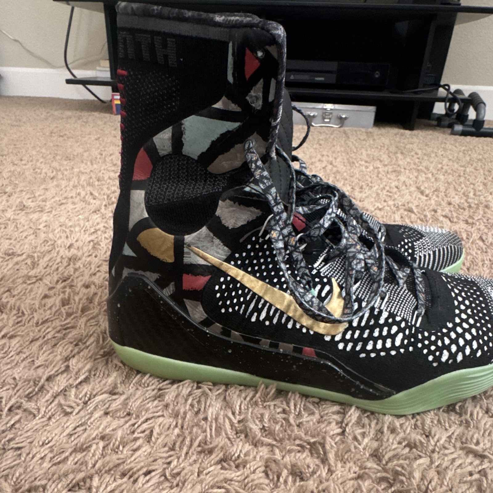 Nike Kobe 9 Elite All Star “Gumbo” High Top Basketball Sneakers (Rep Box)