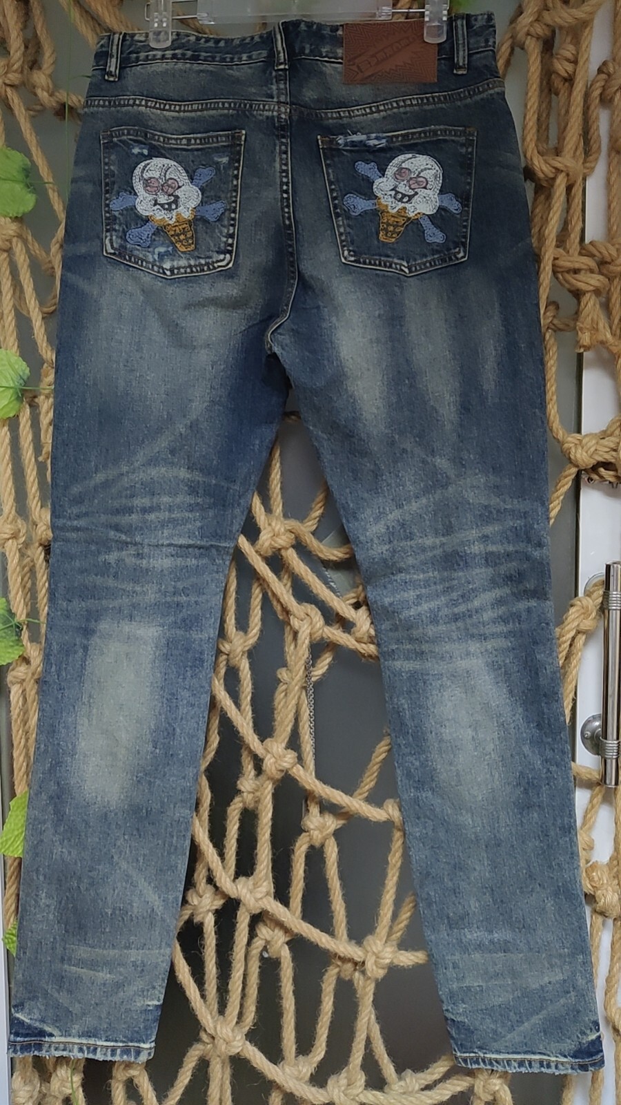 NWT BBCICECREAM MEN’S GLAZE JEANS SIZE 30/32/34/36/38/40/42 US FREE SHIPPING