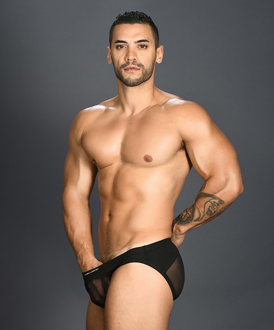Andrew Christian Arch Brief: Black – 91018 – Medium, Large & X-Large