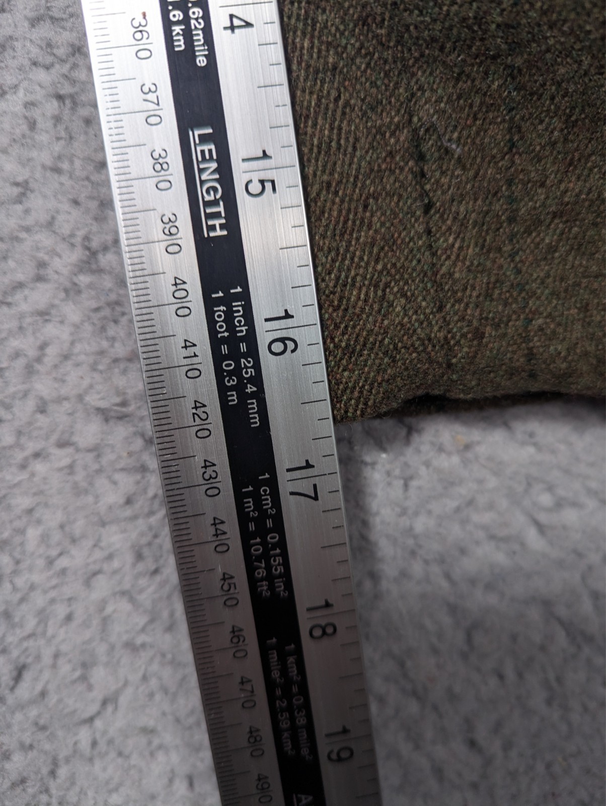 Barbour Derby Tweed Jacket Mens Size C42 107cm Green Check Coat England Wool