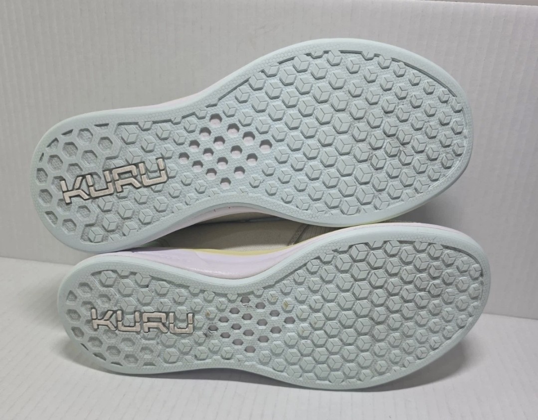 Kuru Atom Cloud Running Shoes – Bright White/Ice Blue – Women’s Size 7.5 Medium