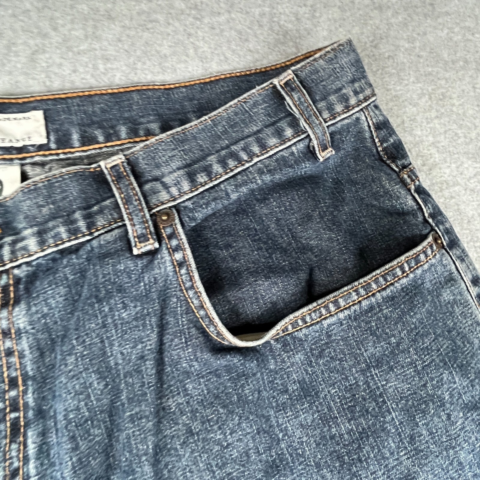 Armani Exchange Pants Jeans XL Reg Over Sized Fit Denim Dark Wash