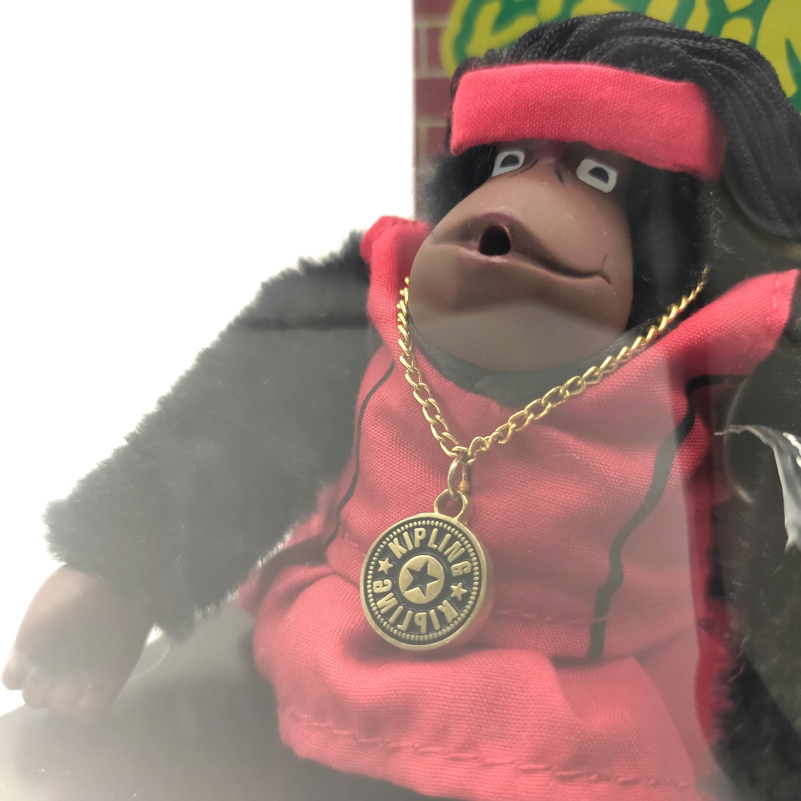 Kipling Monkey Keychain Hip Hop Girl Rare Collectible
